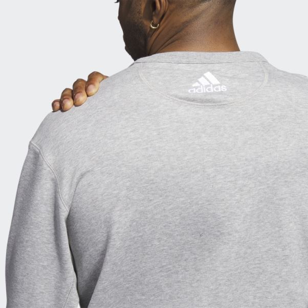 Sweat Adidas Gris Moyen Vintage Crew Sharks