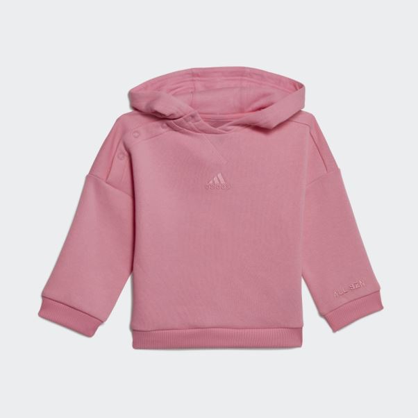 Adidas Sweat à Capuche Polaire Rose