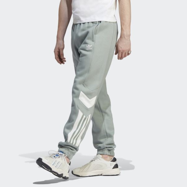 Pantalon De Survêtement Adidas Rekive Chaud Argent Vert