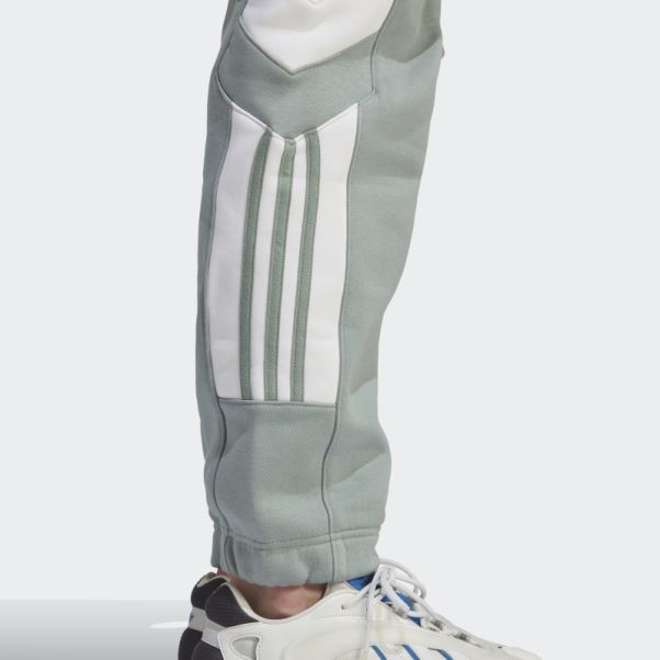 Pantalon De Survêtement Adidas Rekive Chaud Argent Vert