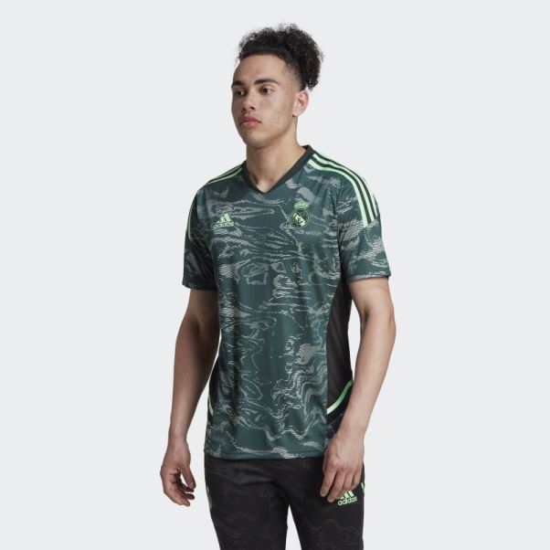 Maillot D'entrainement Real Madrid Condivo 22 Adidas Vert
