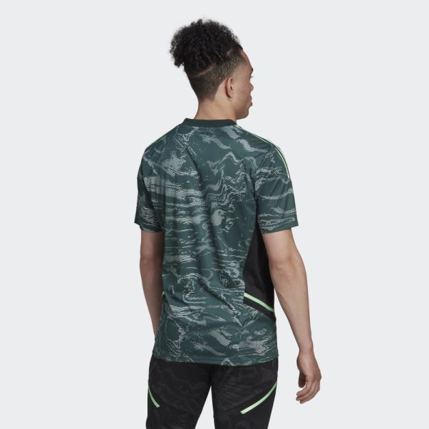 Maillot D'entrainement Real Madrid Condivo 22 Adidas Vert