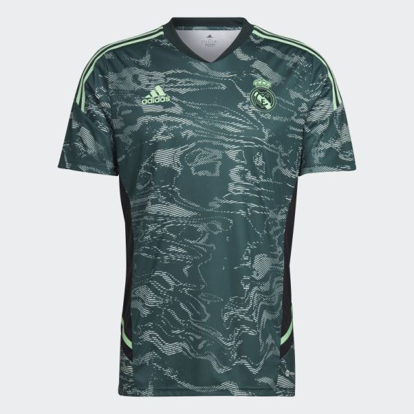 Maillot D'entrainement Real Madrid Condivo 22 Adidas Vert