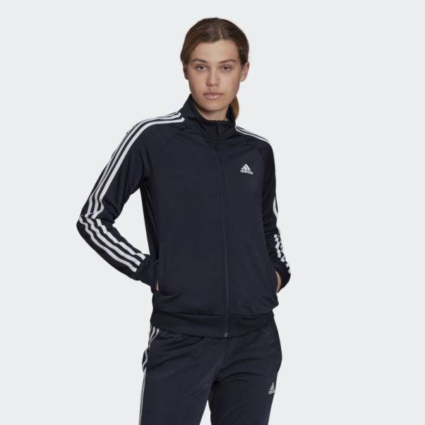 Veste De Survêtement Adidas Ink Primegreen Essentials Warm-up Slim à 3 Bandes