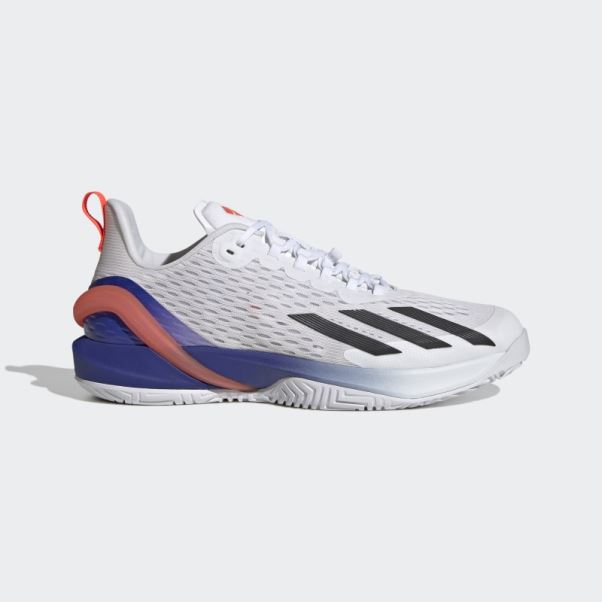 Chaussures De Tennis Adizero Cybersonic Adidas Blanc