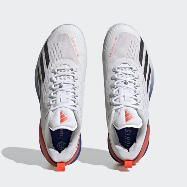 Chaussures De Tennis Adizero Cybersonic Adidas Blanc