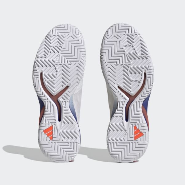 Chaussures De Tennis Adizero Cybersonic Adidas Blanc