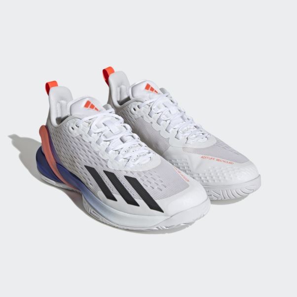 Chaussures De Tennis Adizero Cybersonic Adidas Blanc
