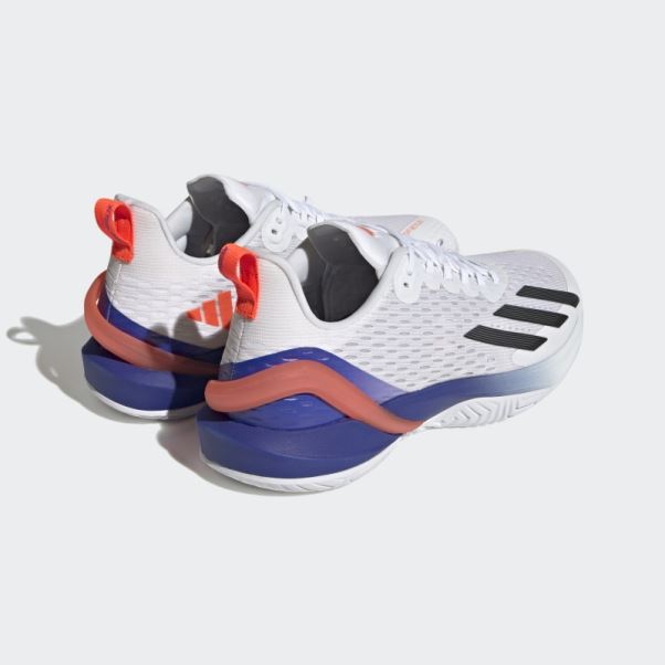 Chaussures De Tennis Adizero Cybersonic Adidas Blanc