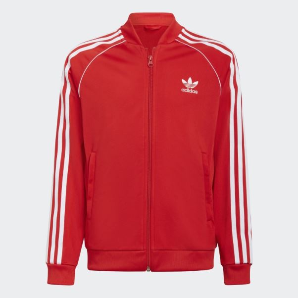 Veste De Survêtement Adicolor Sst Rouge Adidas
