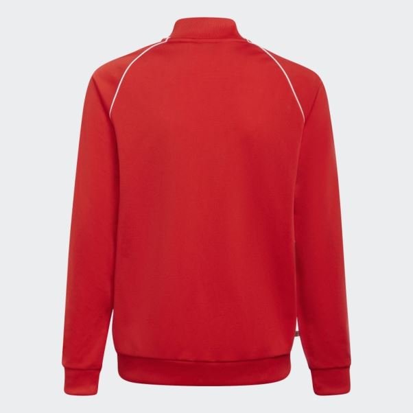 Veste De Survêtement Adicolor Sst Rouge Adidas