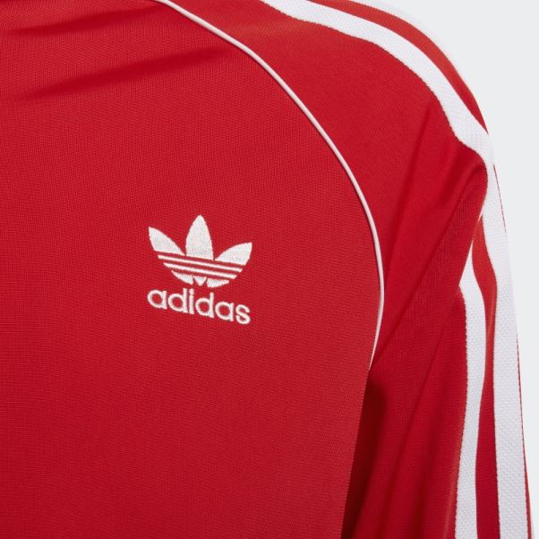 Veste De Survêtement Adicolor Sst Rouge Adidas