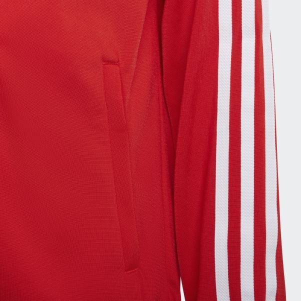 Veste De Survêtement Adicolor Sst Rouge Adidas
