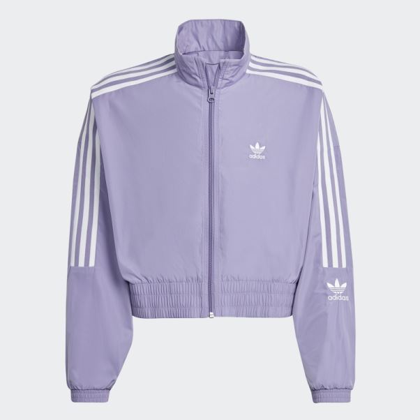 Adidas Adicolor Crop Track Veste Lilas