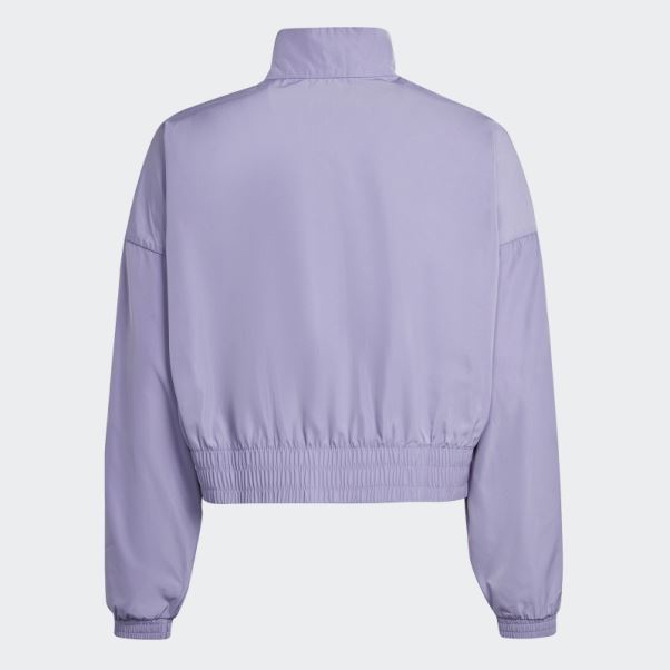 Adidas Adicolor Crop Track Veste Lilas