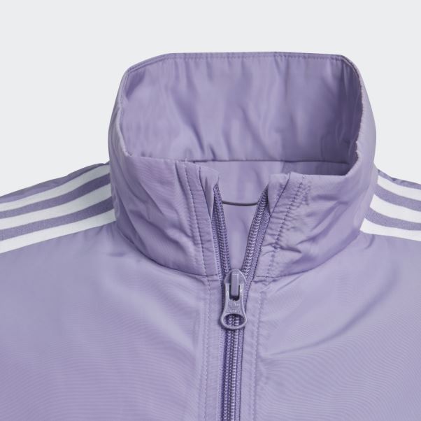 Adidas Adicolor Crop Track Veste Lilas