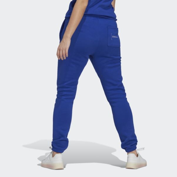 Pantalon De Survêtement Bleu Adidas