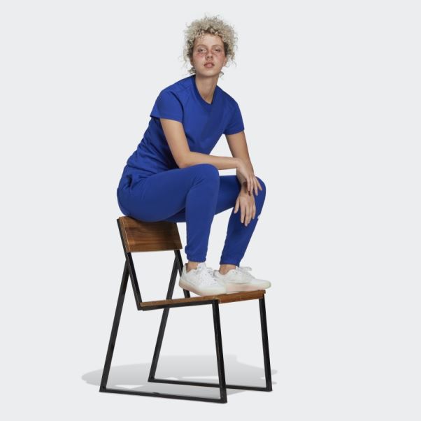 Pantalon De Survêtement Bleu Adidas