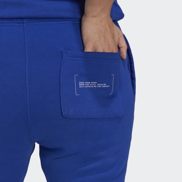 Pantalon De Survêtement Bleu Adidas