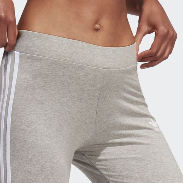 Adidas Collants Adicolor Classics 3 Bandes Gris Moyen