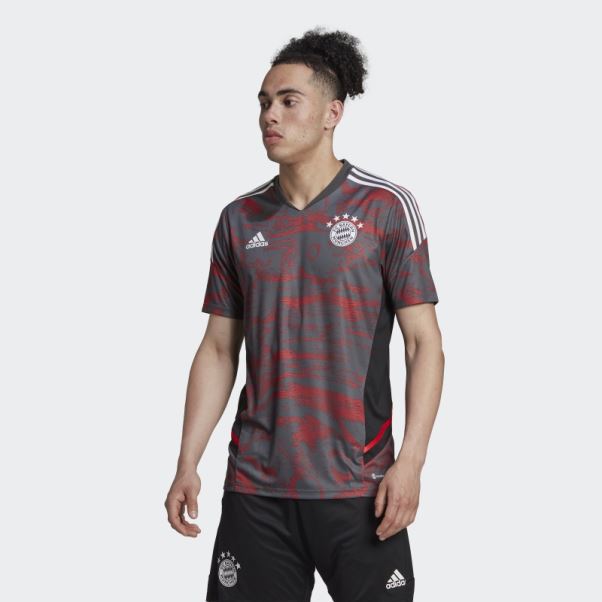 Maillot D'entrainement Fc Bayern Condivo 22 Rouge Adidas