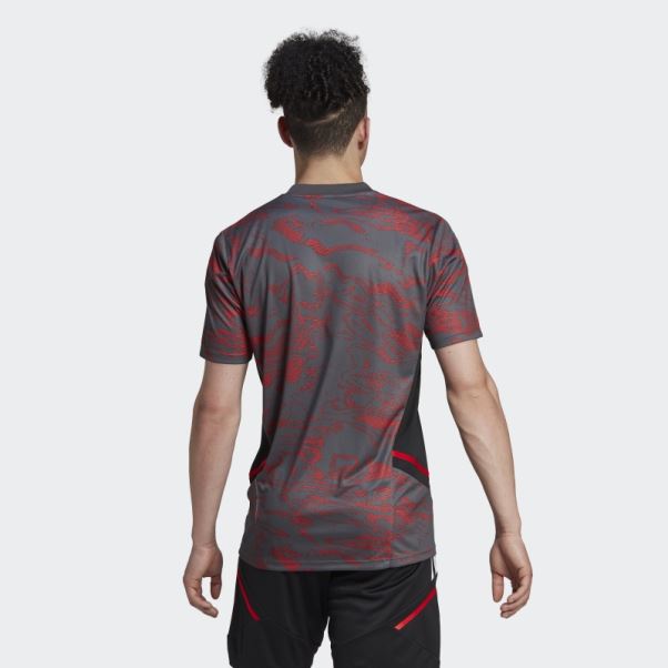 Maillot D'entrainement Fc Bayern Condivo 22 Rouge Adidas