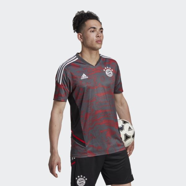 Maillot D'entrainement Fc Bayern Condivo 22 Rouge Adidas