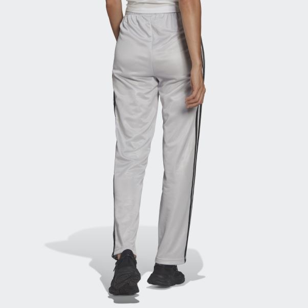 Adidas Pantalon De Survêtement Coupe Droite Argenté Adicolor Classics Ultra Brillant