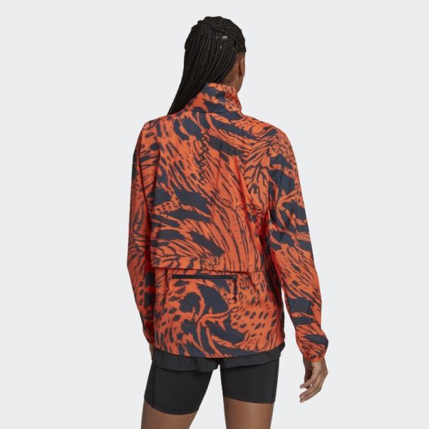 Veste De Course Rapide Adidas Orange
