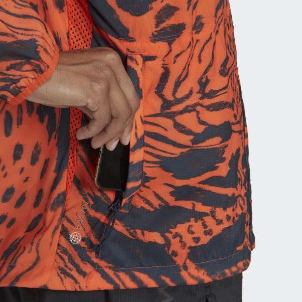 Veste De Course Rapide Adidas Orange