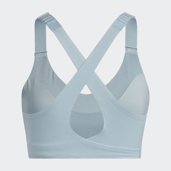 Soutien-gorge à Maintien élevé Adidas Fastimpact Luxe Run Gris