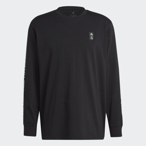 Adidas Real Madrid Tiro 21 Lifestyler Haut à Manches Longues Noir