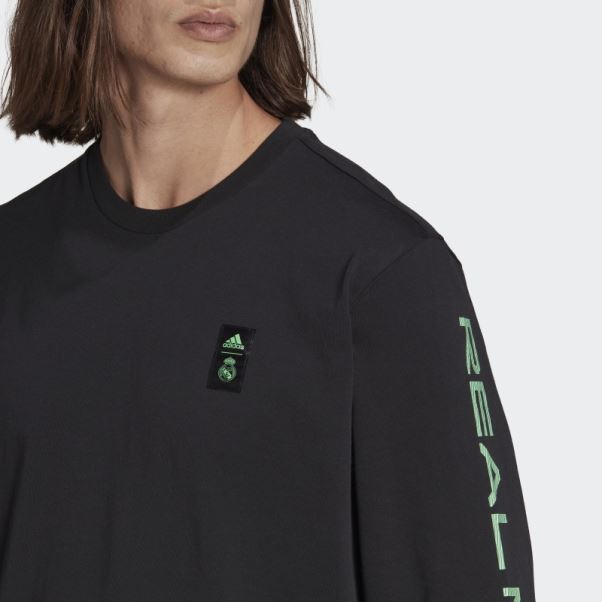 Adidas Real Madrid Tiro 21 Lifestyler Haut à Manches Longues Noir