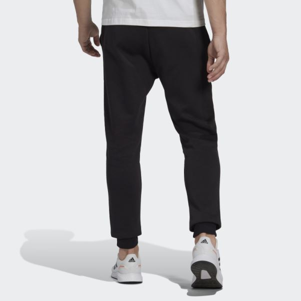 Adidas Essentials Fleece Regular Pantalon De Jogging Fuselé Noir