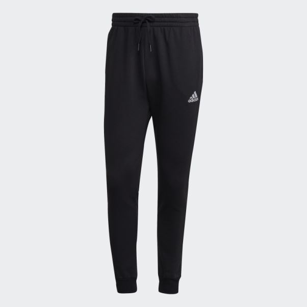 Adidas Essentials Fleece Regular Pantalon De Jogging Fuselé Noir