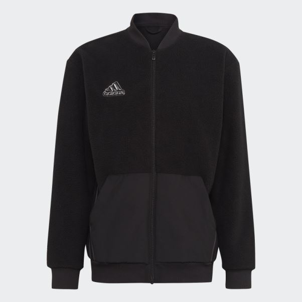 Essentials Holiday Pack Sherpa Bomber Veste Adidas Noir