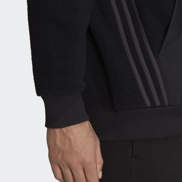 Essentials Holiday Pack Sherpa Bomber Veste Adidas Noir