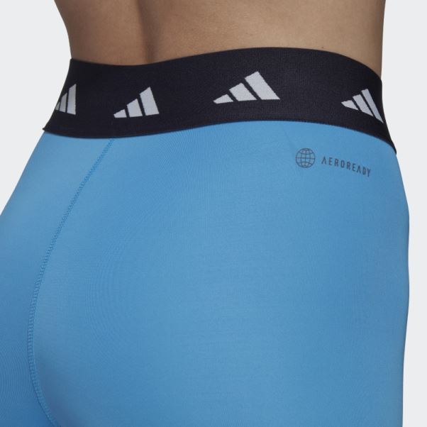 Adidas Techfit 7/8 Legging Bleu