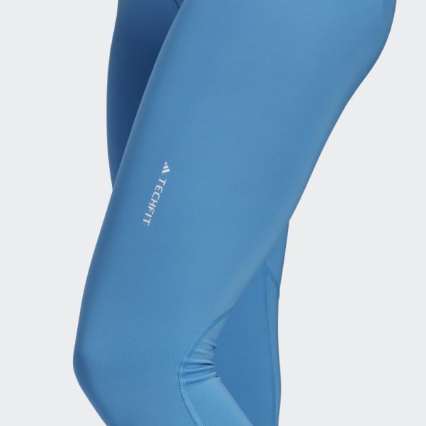 Legging Adidas Techfit 7/8 Bleu