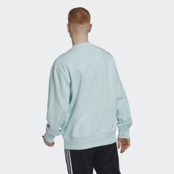 Sweat Adicolor Contempo Crew French Terry Bleu Adidas