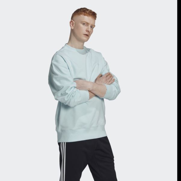 Sweat Adicolor Contempo Crew French Terry Bleu Adidas
