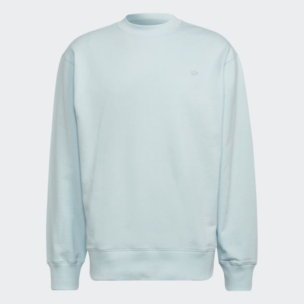 Sweat Adicolor Contempo Crew French Terry Bleu Adidas