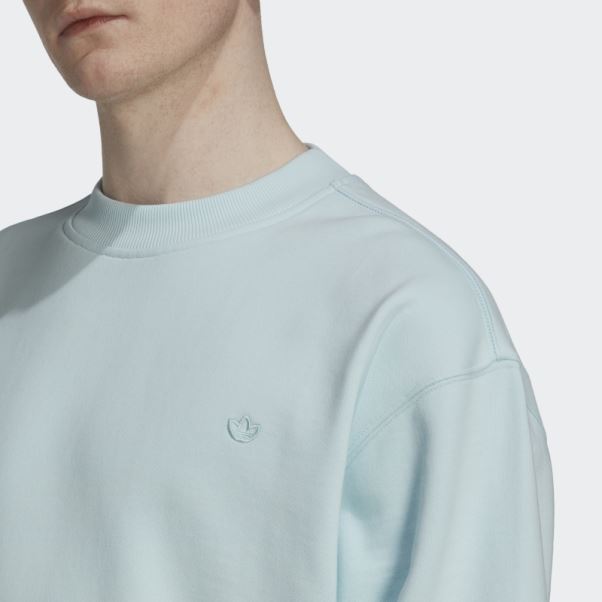 Sweat Adicolor Contempo Crew French Terry Bleu Adidas
