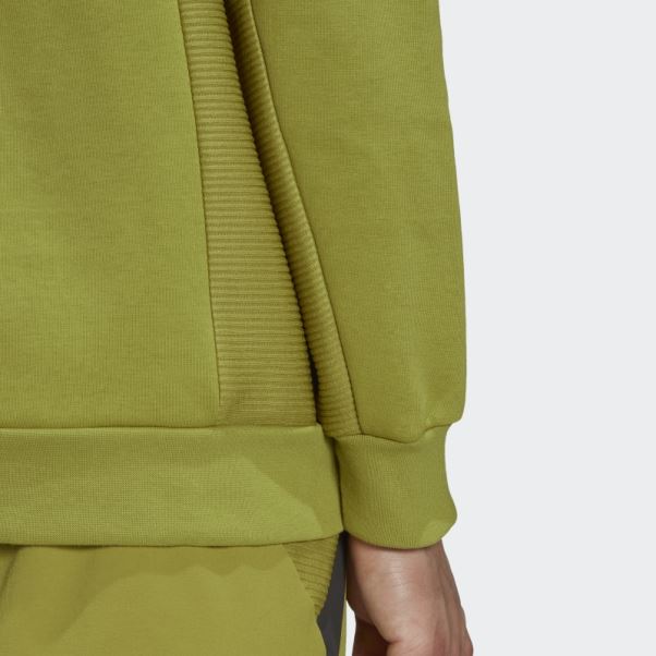 Sweat à Capuche Olive Adidas Conçu Pour Gameday