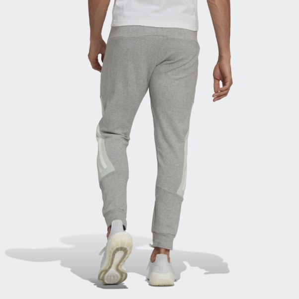Pantalon Adidas Future Icon 3 Bandes Gris Moyen