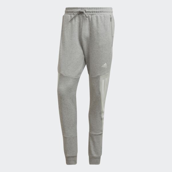Pantalon Adidas Future Icon 3 Bandes Gris Moyen