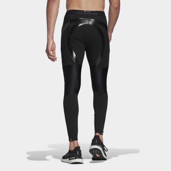 Collant Long Adizero Noir Adidas