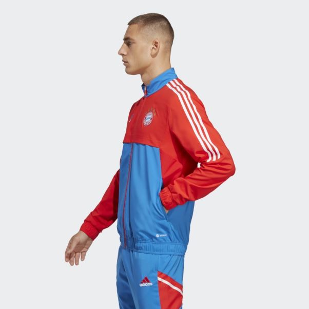 Adidas Fc Bayern Condivo 22 Presentation Track Top Rouge