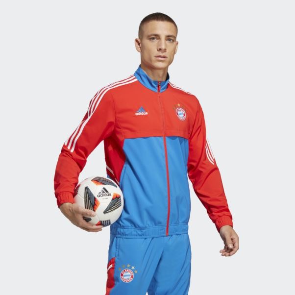 Adidas Fc Bayern Condivo 22 Presentation Track Top Rouge