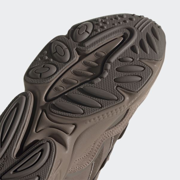 Chaussures Ozweego Adidas Marron Crayeux
